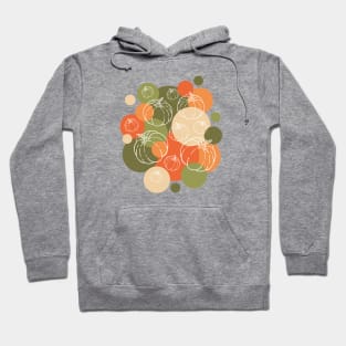 Pumpkin Whimsy: Autumn Circlet Delight | White Hoodie